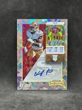 D.J. REED 2018 CONTENDERS ROOKIE CRACKED ICE TICKET 49ERS RC AUTO /24