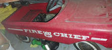 WF Fire Chief Pedal Car Red Vintage 1960 Boys  Girls Age 4-7