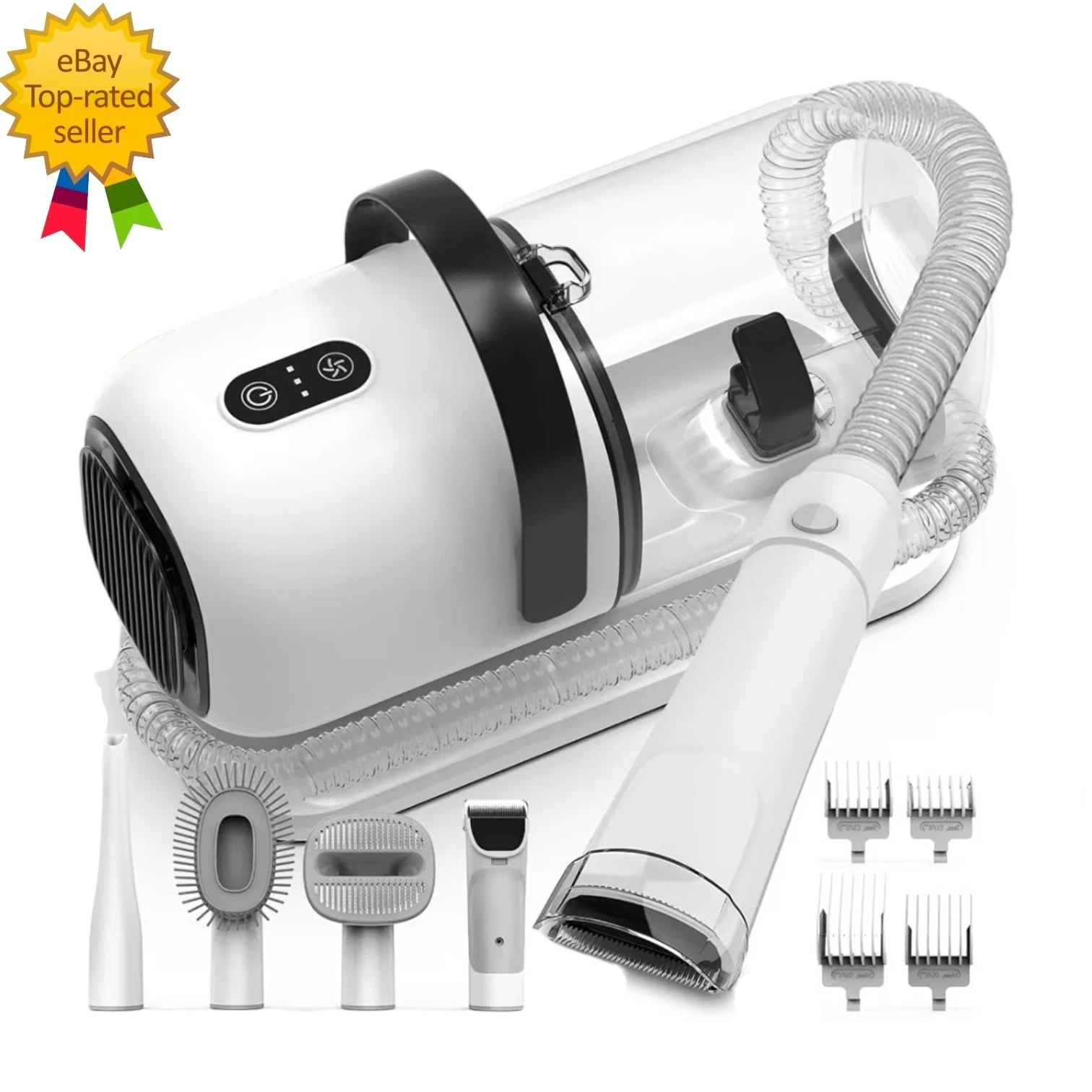 Pet Grooming Vacuum Kit 12000Pa Suction Hair Clipper Shedding Brush All-in-One
Opens in a new window