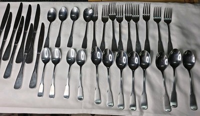 Oneida 18/8 stainless Colonial Boston mixed lot of 33 pieces