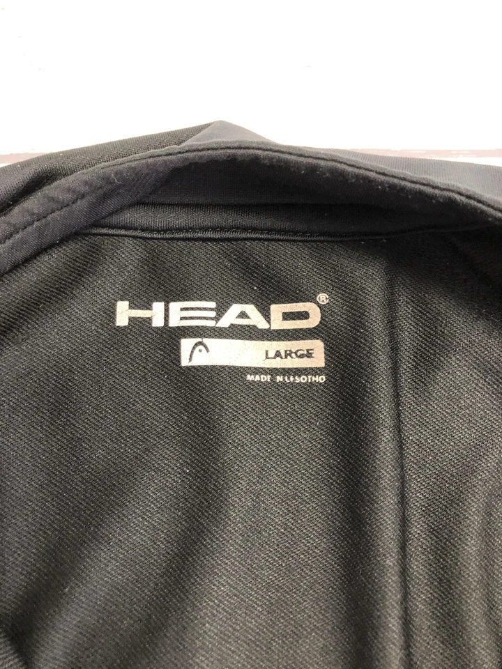 Мужской пуловер HEAD Quarter на молнии большой черный спортивный эластичный с длинным рукавом спортивный - Изображение 2 из 4