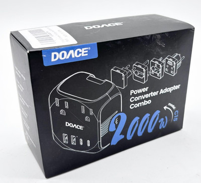 DOACE 2000 Watts Power Converter Adapter Combo Model C15