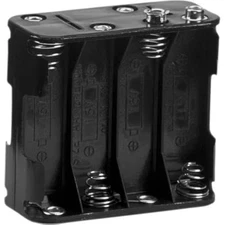 8 AA Battery Holder with Snap Connector 12V / 9.6V by Corpco 