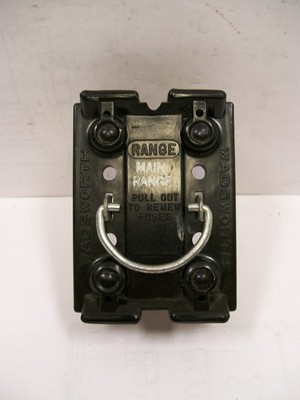 Wadsworth 60Amp Fuse Pullout ''MAIN'' ''MAIN RANGE'' Fuse Holder 2-Pole   SAU3308