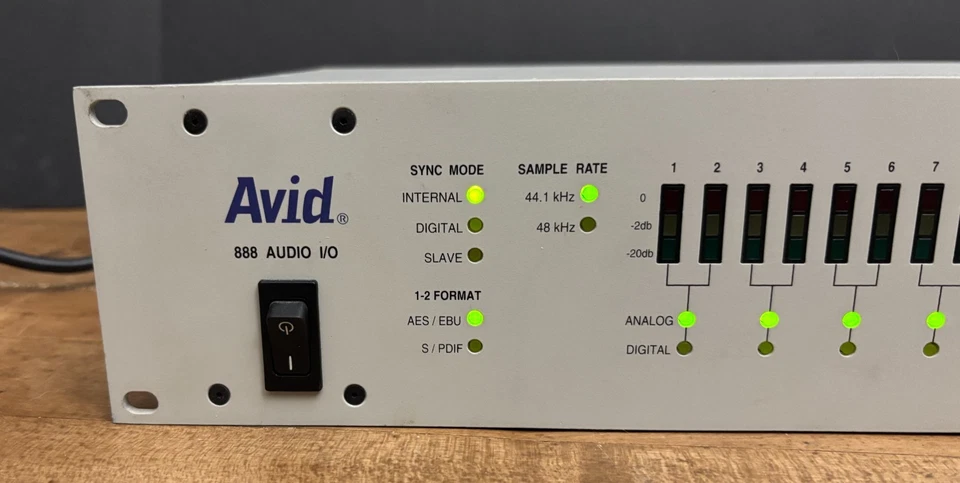 Avid Audio 888 XLR 8x8 Audio I/O Interface Analog & Digital MH070-AV REV J - Image 3 of 4