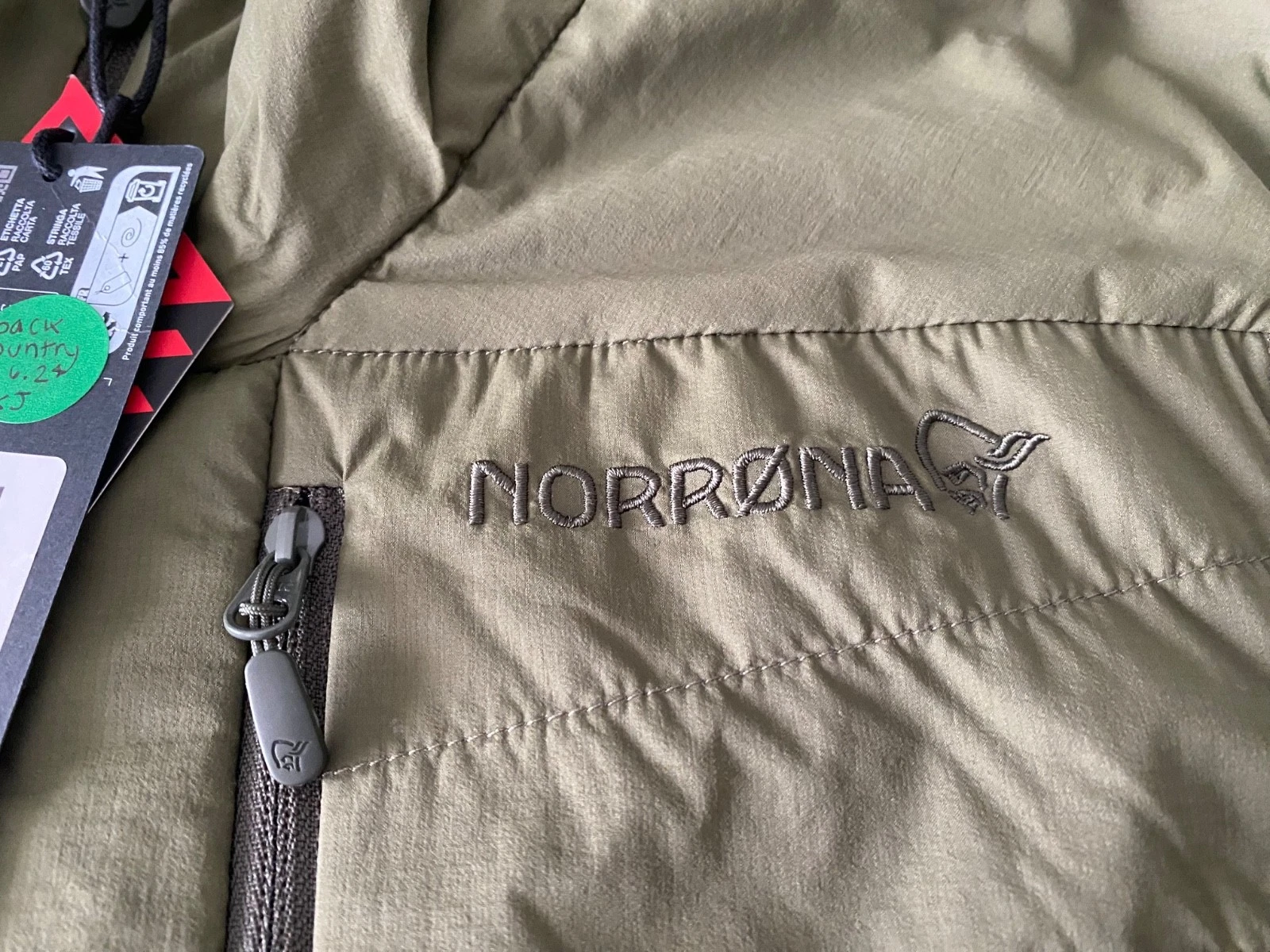 Norrøna Lyngen Alpha90 Vest Men Small Green Polartec image 3