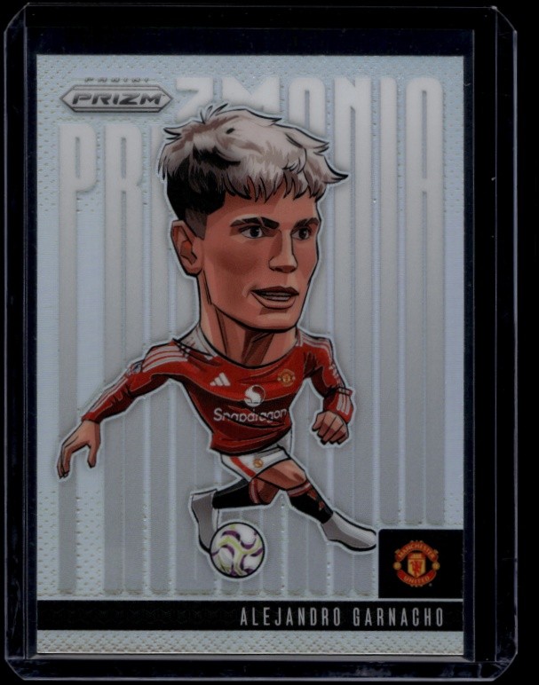 2024-25 Prizm Premier League Soccer Alejandro Garnacho #15 Prizmania SSP