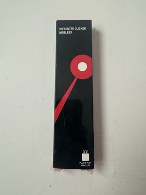 USB C Wireless Presentation Clicker Remote Red Laser Pointer