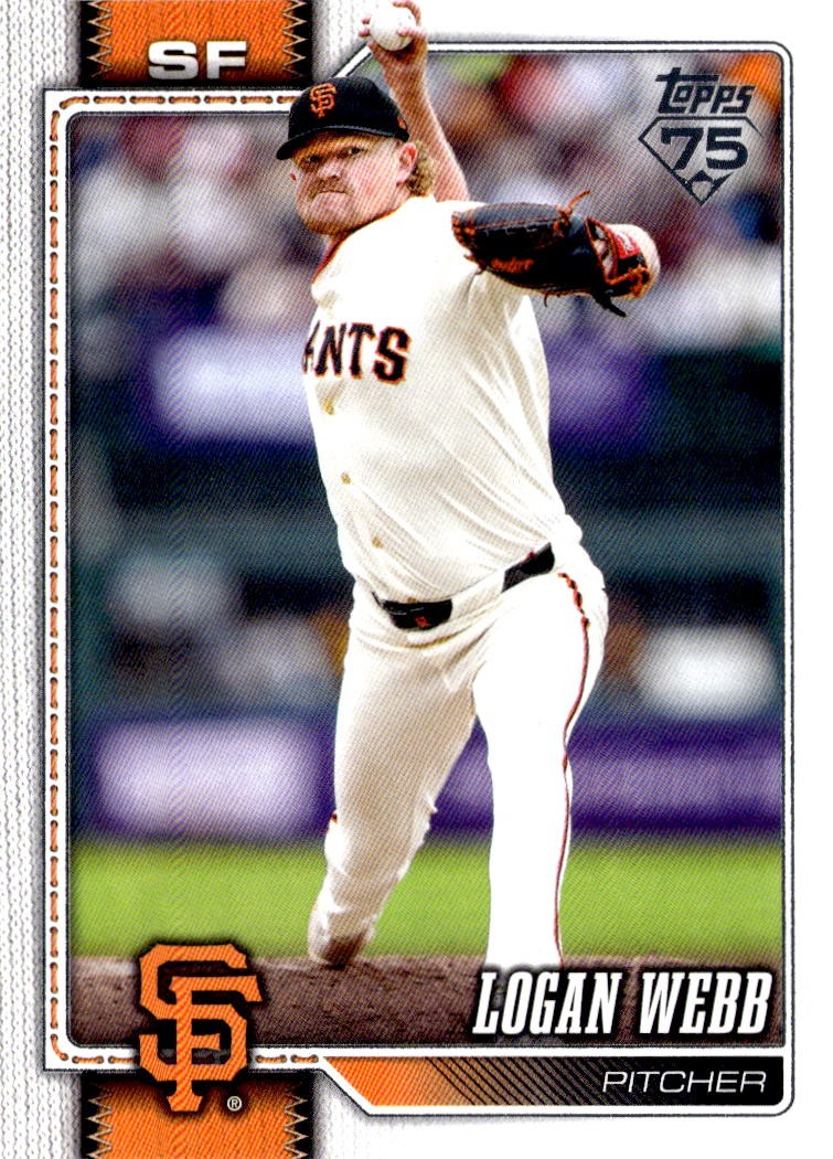 2026 Topps #69 Logan Webb Gold #/2026