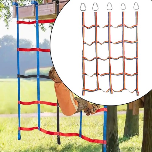Enfant Escalade Filet Equipement Nouveauté Pratique Avec Crochet Suspendu - Photo 2/6