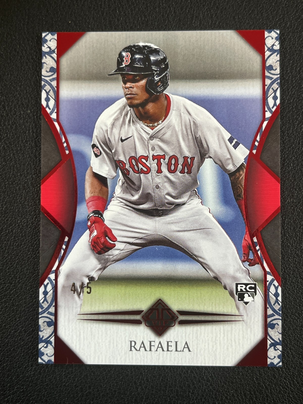 Ceddanne Rafaela 2024 Topps Transcendent VIP Party Rookie RC /5 Red Sox 