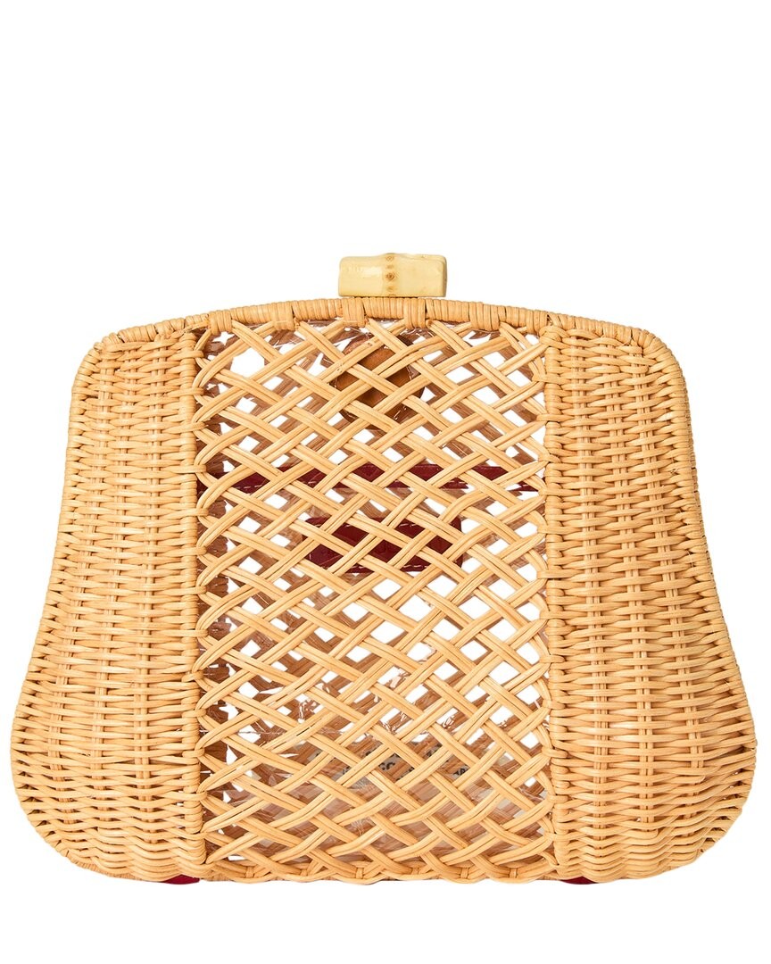 Женская плетеная сумка через плечо JMclaughlin Cosi бежевого цвета Os 15290₽