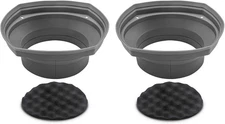 RECOIL SPB69 Foldable Silicone 6 X 9” Car Speaker Baffle Kits with Egg Gray 