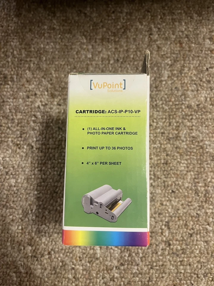 VuPoint ACS-IP-P10-VP Photo Cube Color Cartridge Ink  NEW SEALED - Image 4 of 4