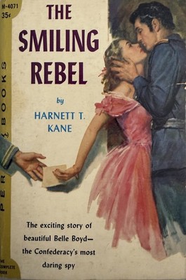 Harnett Kane Smiling Rebel Vintage Paperback Civil War Historical Romance 1955