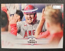 Mike Trout Angels 2025 Stadium Club Topps Baseball Card #32