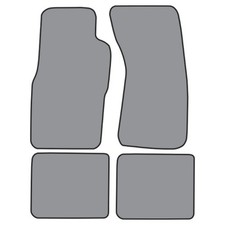 Floor Mats For 1989-1997 Ford Thunderbird Fm275f Fm18r Cutpile 4pc