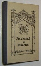 Adreßbuch München 1835 Königshaus Armee Handwerk Einwohnerverzeichnis Bayern RP