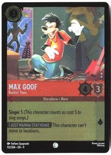 Disney Lorcana TCG Max Goof Rockin Teen 112/204 Foil Fabled