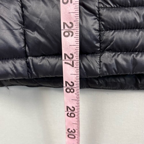 Calvin Klein Down Jacket size 0X Puffer Coat Hooded Quilted Full Zip Black - Picture 14 of 19