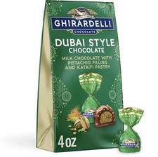 Dubai Style Milk Chocolate with Pistachio Filling and Crispy Toasted Kataifi, c