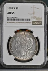 1883-S Morgan Dollar AU-55 NGC VIDEO