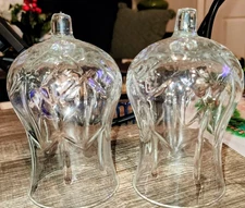 Vintage HOMECO 1980's Glass Votive Candle Holders-Diamond Design-2