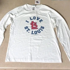Vintage St Louis Cardinals Baseball Love Redbirds T-Shirt Size L