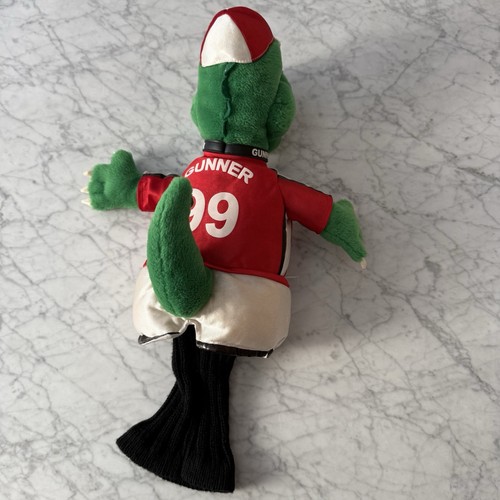 Cubierta para la cabeza del conductor de golf Gunnersaurus Arsenal FC - Cubierta de fútbol americano mascota AFC - Rara - Imagen 3 de 4