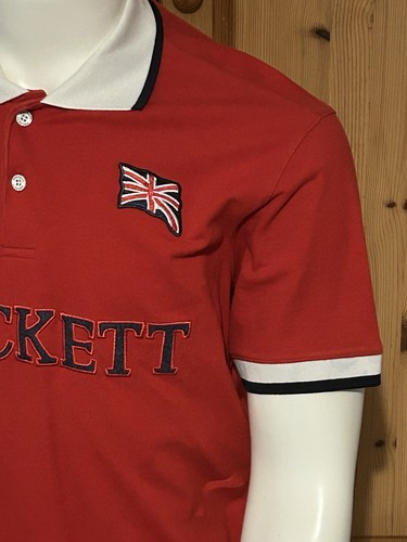 Hackett Red Polo Shirt Size XL Good Condition 44” Chest - Picture 3 of 8