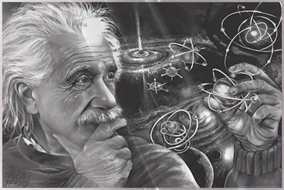 Albert Einstein - Personality Poster (Quazar) (Size: 36'' x 24'') (LAMINATED)