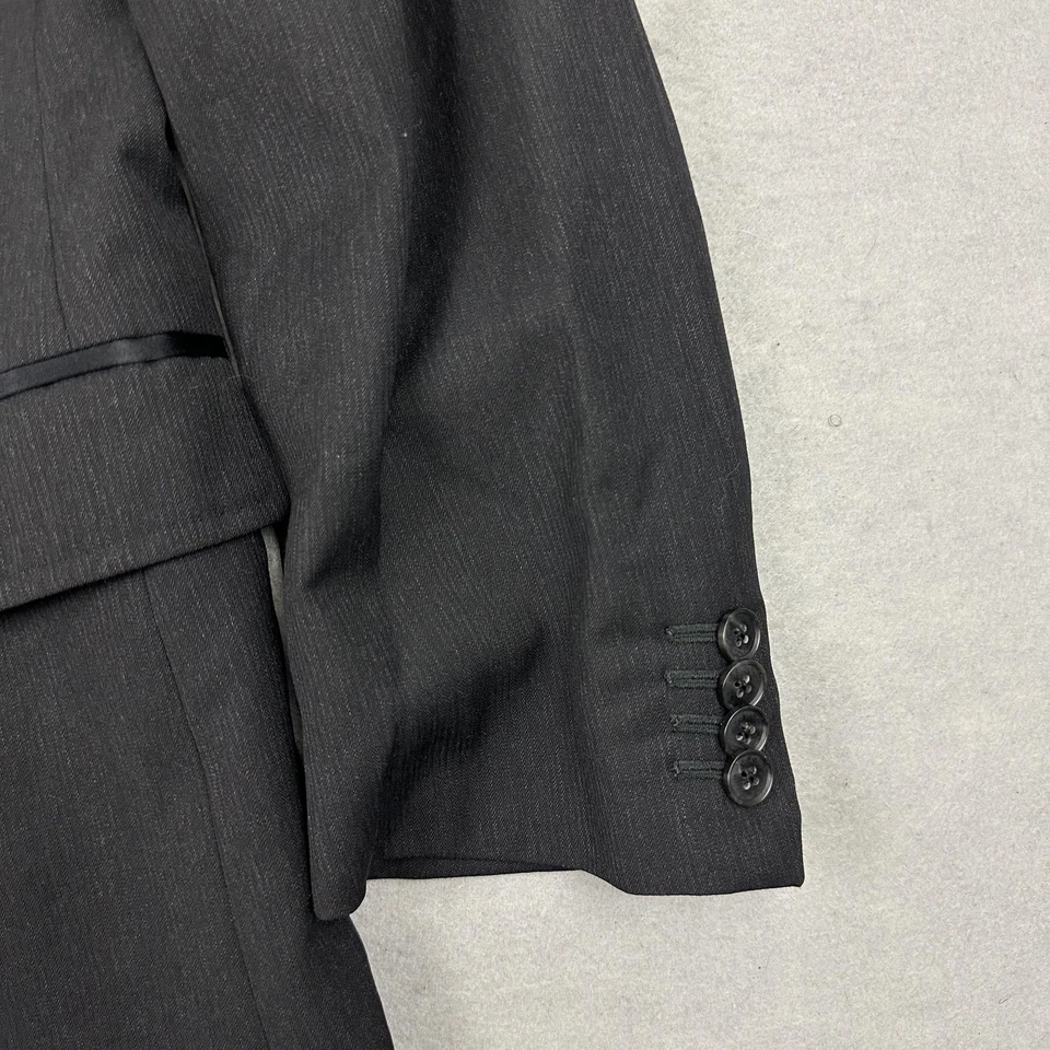 Chaqueta Dolce & Gabbana Para Hombre 54 IT 44R Negro Lana Esmoquin Pico Solapa Hecha en Italia Foto 4 de 4