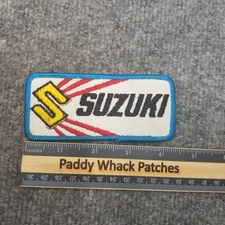 Vintage Suzuki Patch Motorcycle Racing 80s H1