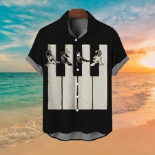 The Beatles Hawaiian Shirt, Soft Hawaiian Shirt, 3D Hawaiian Aloha Shirt