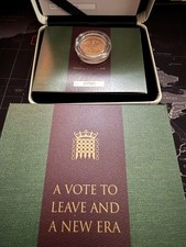 2020 Royal Mint UK Strike On Day Gold Sovereign Coin Withdrawal EU Brexit