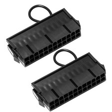 2X 24-Pin Female ATX PSU Power Supply Starter Tester Start up Jumper Bridge Tool