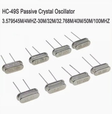HC-49S Passive Crystal Oscillator 3.579545M/4MHZ-30M/32M/32.768M/40M/50M/100MHZ