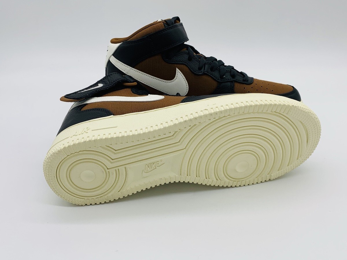 Size 8- Nike Air Force 1 Mid 07\' Vintage Off-Noir Pecan DQ8766-001 (No Box Lid) Nike Air Force 1 Mid Certified Fresh Off Noir Pecan - DQ8766-001 main image 3