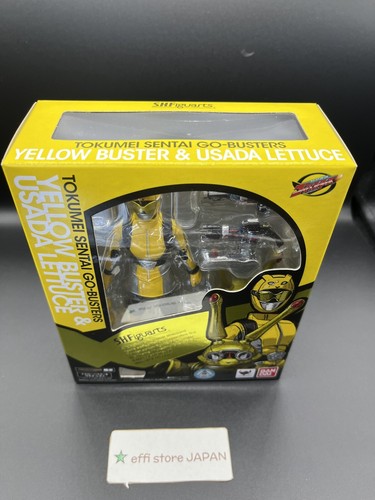 S.H.Figuarts Power Rangers Super Sentai Go Buster Yellow & Usada Lettuce - Picture 2 of 6