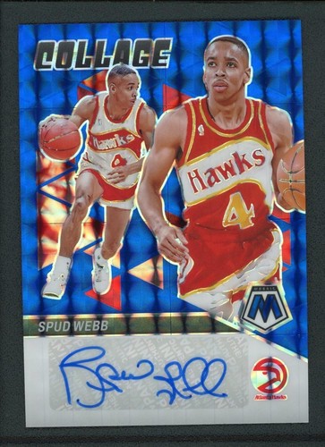 2023 Panini Mosaic Basketball Blue Spud Webb #CM-WEB