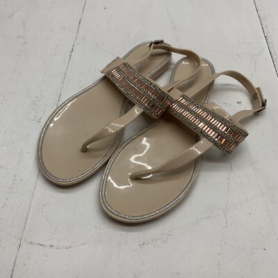 Aldo Womens Blush Pink Flipflops Size 6.5