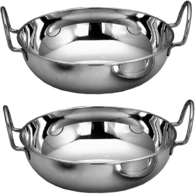 Indian Cuisine Set of Stainless Steel Serving Balti Dish, Restaurant by  Vinod