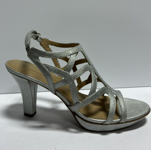 Naturalizer Womens Danya Sandal Silver Size 11 M | eBay