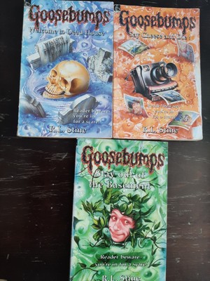 Goosebumps lot books #1 #2 & #3 UK 1sr