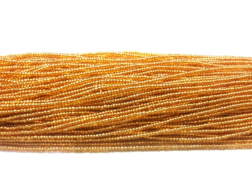 10 fili perle dorate Chid Rondelle lisce 2 mm perle oro perline 12" pollici - Foto 4 di 10