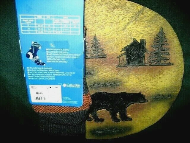 +COLUMBIA  LITE- WEIGHT48% MERINO-WOOL  MEN'S LG10-13   REG$20 FREE DEL - Image 4 of 4