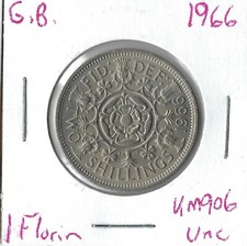 Coin Great Britain Florin 1966 KM906, Elizabeth II
