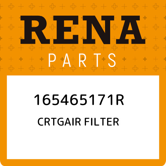 165465171R Renault Crtgair filter 165465171R, New Genuine OEM Part