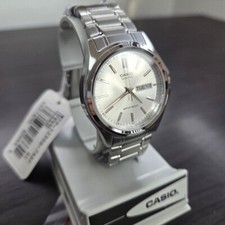 Casio Analog Silver Metal Band Men Watch Original New MTP-1239D-7A