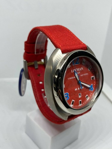OROLOGIO LOCMAN UOMO MARE TITANIO/PELLE REF.132 NUOVO !! -20% OFF - Foto 3 di 5